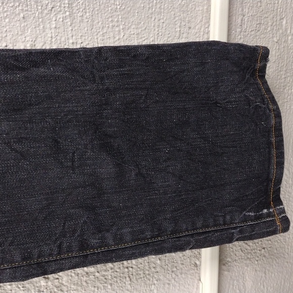 Lucky Brand Dungarees by Gene Montesano Black Mid Rise Straight Leg Color Jean - Picture 14 of 15